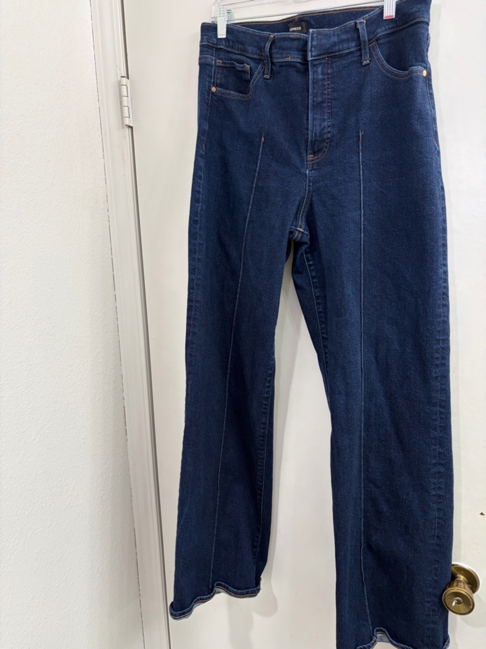 EXPRESS High Rise Wide Leg Denim - Picture 2 of 14